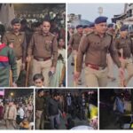 कलियर में पुलिस व बीडीएस टीम का फ्लैग मार्च,असामाजिक तत्वों पर कड़ी नजर