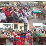 खानपुर थाना में सीएलजी सदस्यों की बैठक,रविदास जयंती शांति और भाईचारे के साथ मनाने की अपील,धर्मेंद्र राठी थाना प्रभारी खानपुर