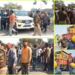 पुलिस की सूझबूझ से टला बड़ा गैस हादसा, सीएनजी से भरे दो ट्रकों की टक्कर के बाद मचा हड़कंप