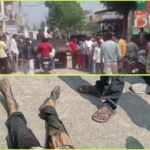 ट्रक की टक्कर से महिला की दर्दनाक मौत, चालक गंभीर घायल