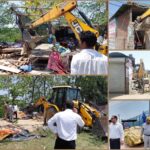कलियर और धनौरी में चला अतिक्रमण हटाओ अभियान, सरकारी जमीन पर बने अवैध निर्माण हटाए
