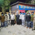 ऑपरेशन प्रहार: देर शाम कलियर में पुलिस का सघन अभियान, 10 संदिग्ध युवक हिरासत में