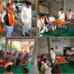 राज्य मंत्री ओम प्रकाश जमदाग्नि और विधानसभा संयोजक मुनीश सैनी ने कार्यकर्ताओं में भरा जोश, बूथ अध्यक्षों को वितरित की गई वोटर लिस्ट व किट